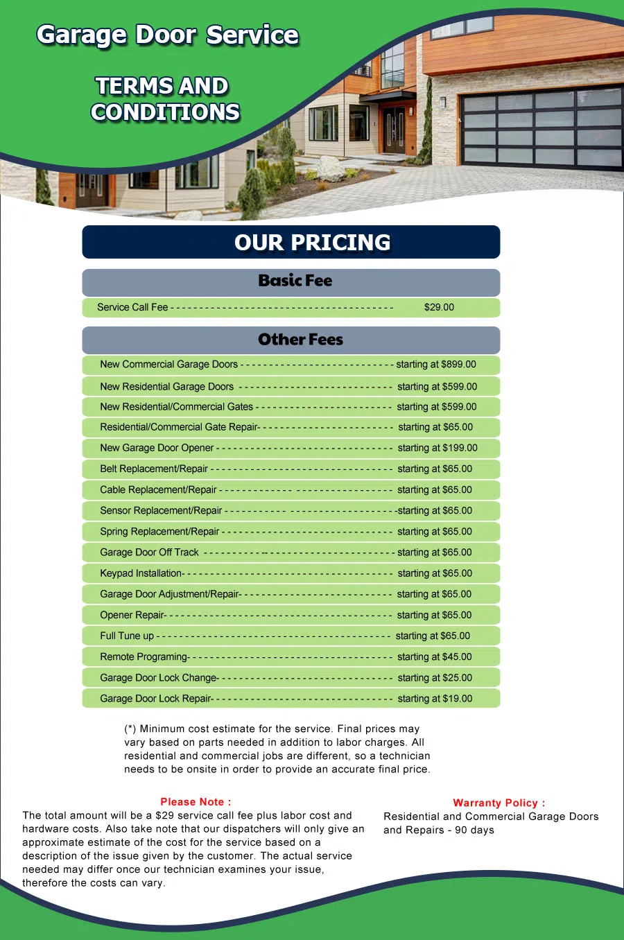 Jupiter Neighborhood Garage Door Jupiter, FL 561-609-0104